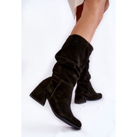 Botas Mujer Ante Arrugado Negro Alfra 4