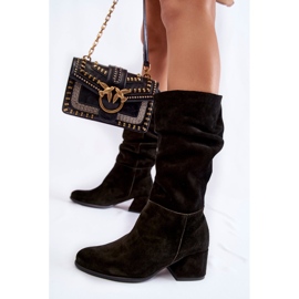 Botas Mujer Ante Arrugado Negro Alfra 3