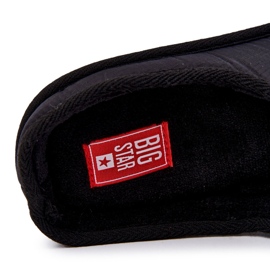Pantuflas Clásicas de Hombre Big Star KK174361 Negro 4
