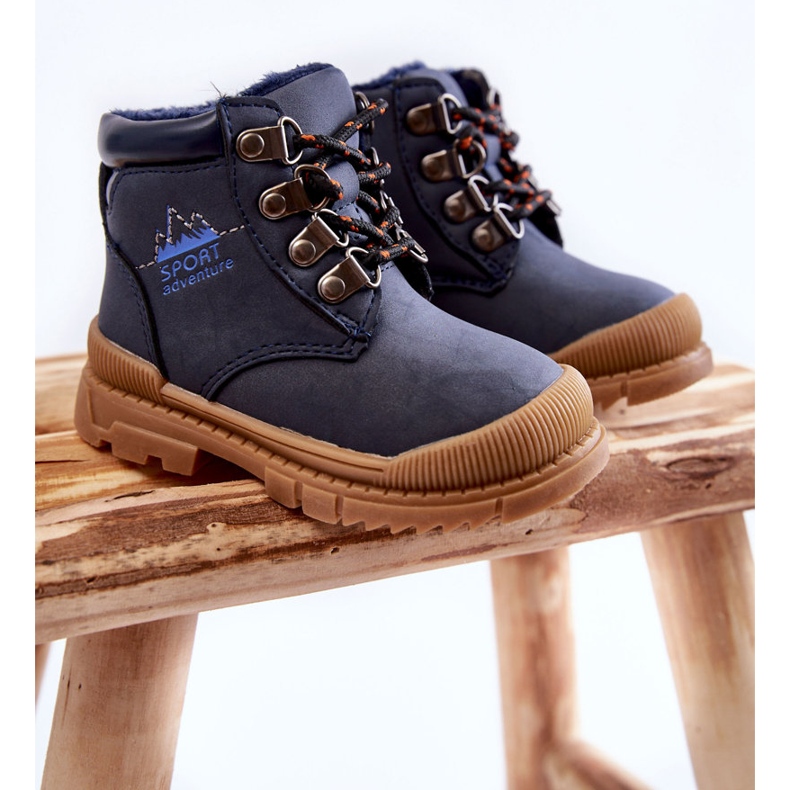 Botas Abrigadas Infantiles Trappers Azul Marino Walter 1 Botas Abrigadas Infantiles Trappers Azul Marino Walter 1