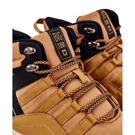 Zapatos Altos De Trekking Para Mujer Big Star KK274609 Camel beige negro amarillo 2