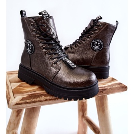 Botas Calientes Infantiles Trappers Gris Oscuro Conley marrón 2 Botas Calientes Infantiles Trappers Gris Oscuro Conley marrón 2