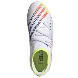 Botas de fútbol adidas Predator Edge.3 Fg Jr GW0981 blanco blanco 2