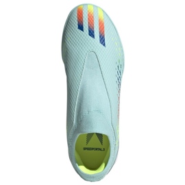 Botas de fútbol Adidas X Speedportal.3 Ll Tf Jr GW8477 azul azul 2