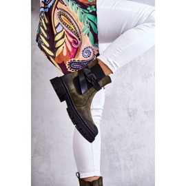 FE1 Botas Abrigadas Mujer Botas Jodhpur Con Cinturón Verde Jose M619 2 FE1 Botas Abrigadas Mujer Botas Jodhpur Con Cinturón Verde Jose M619 2