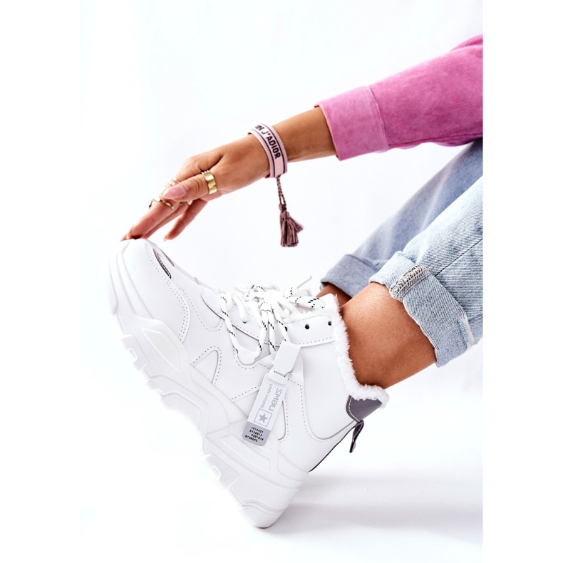 News Zapatillas blancas cálidas para mujer Snow Kaphia 21BT26-4356 blanco 2