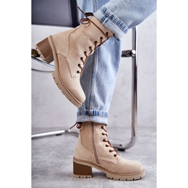 FE1 Botas Calientes De Mujer Con Tacón Alto Beige Julieta M660 2 FE1 Botas Calientes De Mujer Con Tacón Alto Beige Julieta M660 2