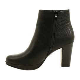 Botas De Mujer Con Tacón Alto M.Daszyński AM61-92 Negro 1