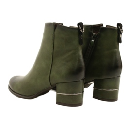Botas de moda para mujer Olive M.Daszyński SA125A-2 multicolor verde 3