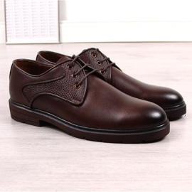 King Camp Zapato cordones piel Kingle M SCA173B marrón 1