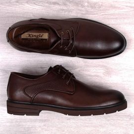 King Camp Zapato cordones piel Kingle M SCA173B marrón 4