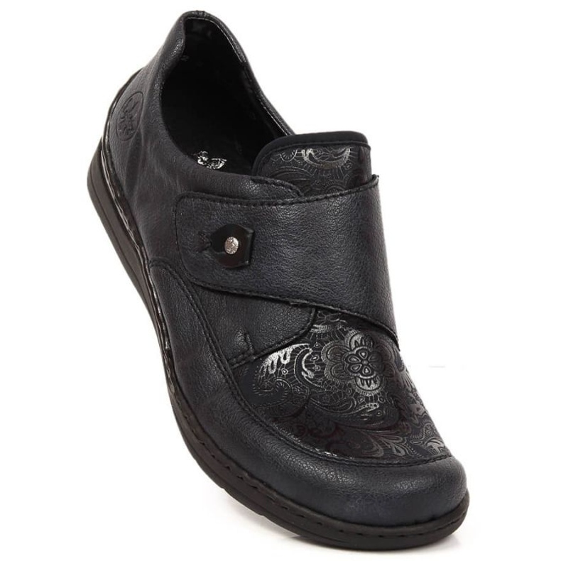 Zapatos velcros Rieker W RKR549 azul marino 1