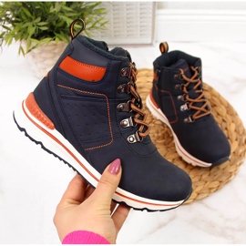 Botas de niño con cremallera azul marino McKeylor 1 Botas de niño con cremallera azul marino McKeylor 1