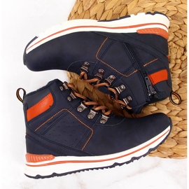 Botas de niño con cremallera azul marino McKeylor 2