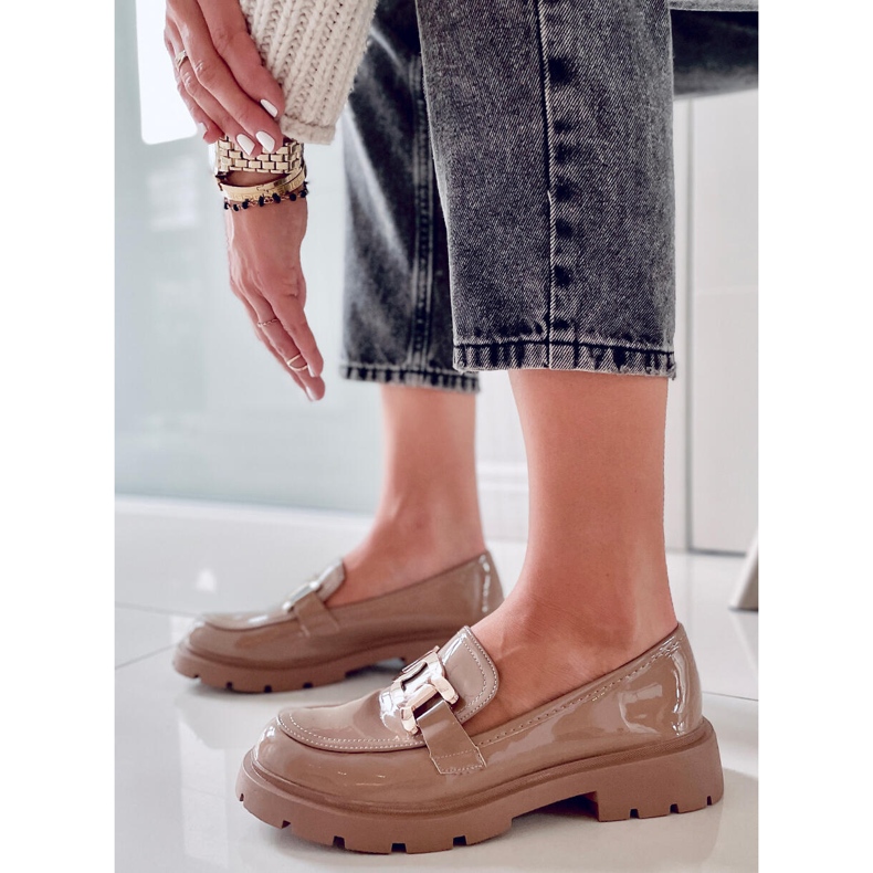 PA1 Mocasines de mujer Sophie Caqui beige marrón 2