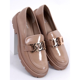 PA1 Mocasines de mujer Sophie Caqui beige marrón 1