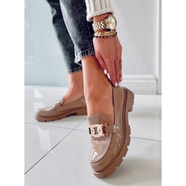 PA1 Mocasines de mujer Sophie Caqui beige marrón 3