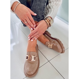 PA1 Mocasines de mujer Sophie Caqui beige marrón 4