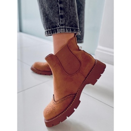 PA1 Botas Chelsea de mujer Ethel Camel marrón 2