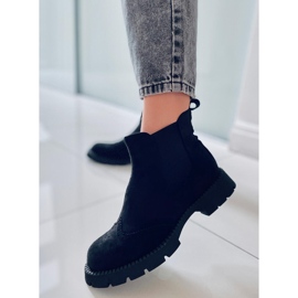 PA1 Botines Chelsea de mujer Ethel Black negro 5