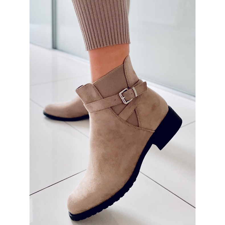 PA1 Botas Mujer Tourel Caqui Ante beige 1