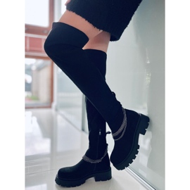 PA1 Botas Furry Mujer Negras negro 1