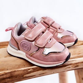 Zapatillas Deportivas Infantiles Velcro Memory Foam System Big Star KK374180 Rosa rosado 1