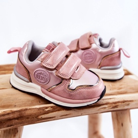 Zapatillas Deportivas Infantiles Velcro Memory Foam System Big Star KK374180 Rosa 2