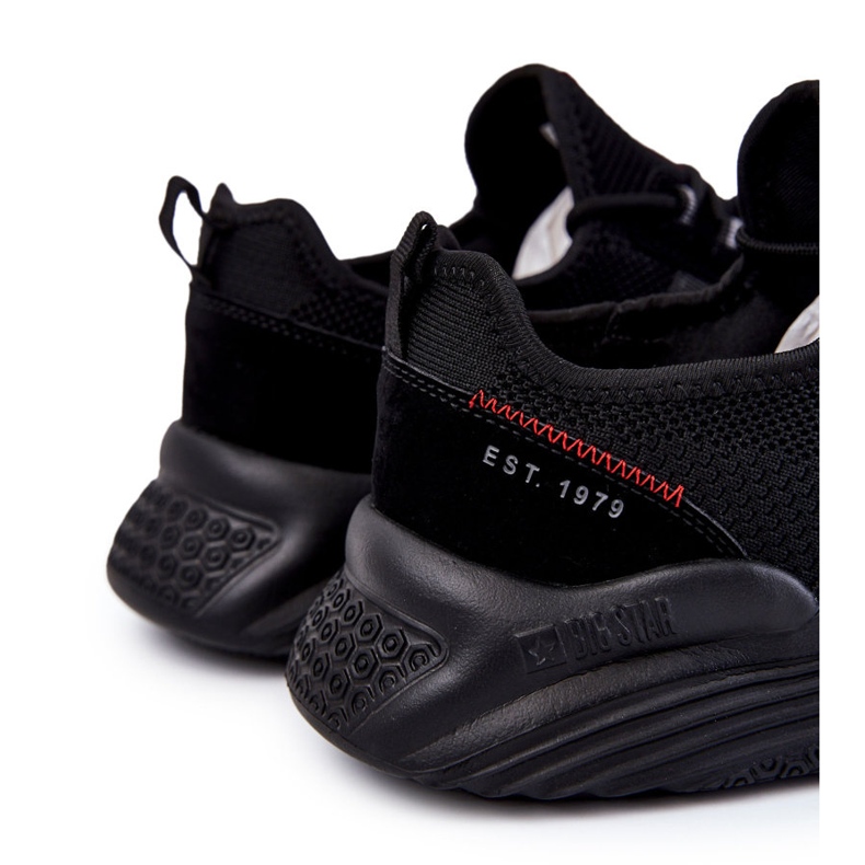 Zapatillas deportivas de hombre Memory Foam Big Star KK174255 Negro 1