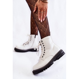 Botas de Mujer On the Big Star KK274539 Blanco plataforma 4