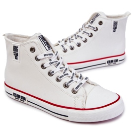 Zapatillas altas con aislamiento para hombre Big Star KK274345 White blanco 3