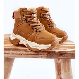 FR1 Botas Infantiles Abrigadas Trappers Con Cremallera Camel Marvin marrón 1 FR1 Botas Infantiles Abrigadas Trappers Con Cremallera Camel Marvin marrón 1