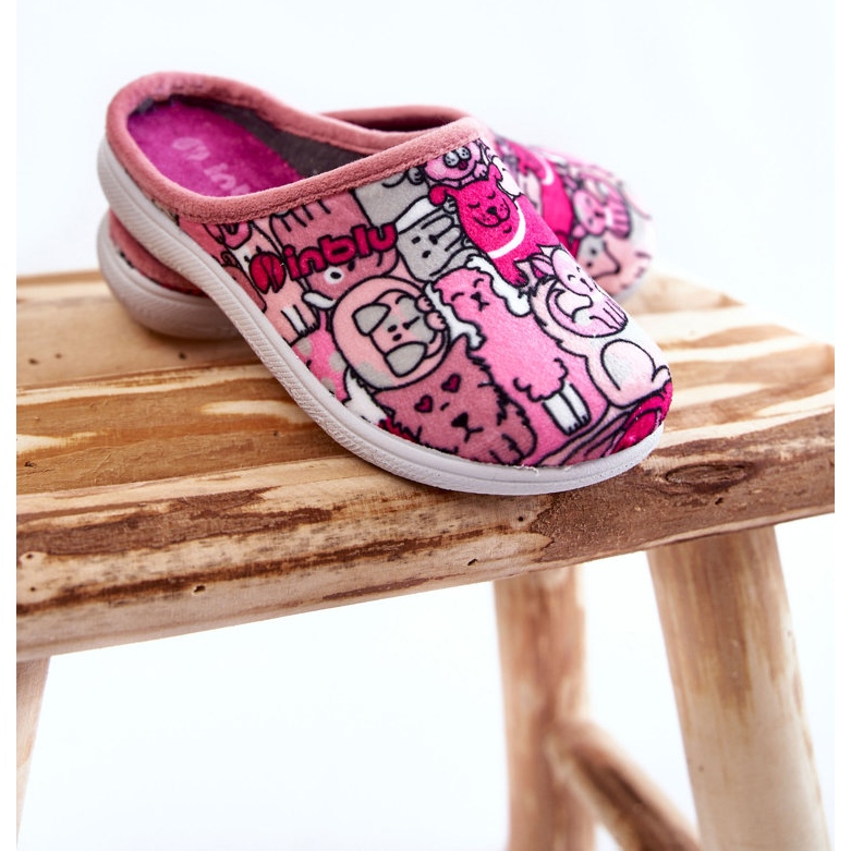 Pantuflas Infantiles Inblu B9000046 Rosa rosado 2