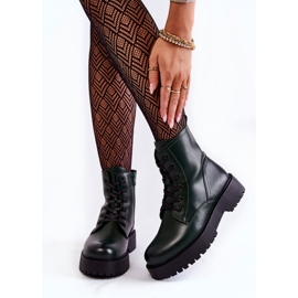 Sergio Leone Botas De Mujer Con Plataforma Verde Randi 1