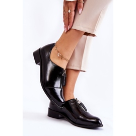 Zapatos de moda lacados Laura Messi 2532 Negro 2