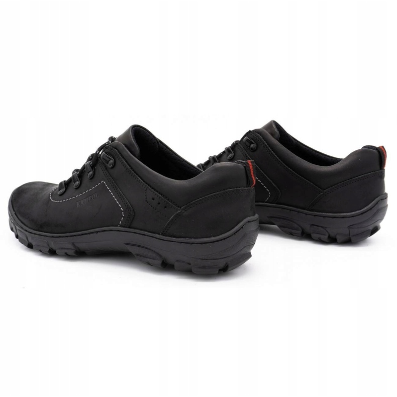 Kampol Zapatos trekking hombre 36 negro 3