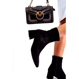 WD1 Botas Altas Mujer Ante Negro Gloriss 8098-1 2