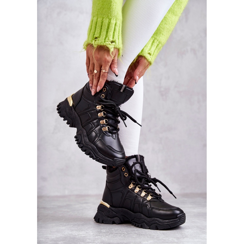 BM Botas Cálidas Mujer Negras Hareshaw HF218 negro 3