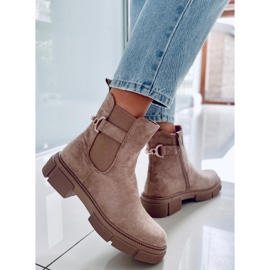 BM Botines Chelsea Mujer Chance Kaki beige 3