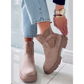 BM Botines Chelsea Mujer Chance Kaki beige 4