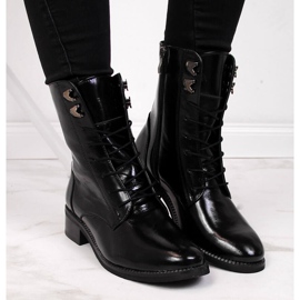 Botas de piel mujer Dolce Pietro negras negro 4