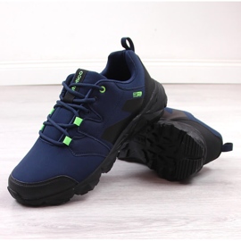 Atletico Zapatillas de trekking impermeables de hombre Atlético azul marino 3