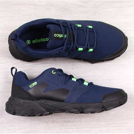 Atletico Zapatillas de trekking impermeables de hombre Atlético azul marino 4