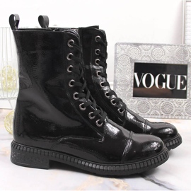 T.Sokolski Botas de mujer con cordones y cremallera con aislamiento negro T. Sokolski 5