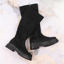 Botas cálidas de ante mujer T.Sokolski negro 4