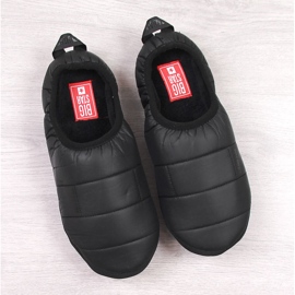 Pantuflas elásticas aislantes Big Star KK274604 negras negro 2