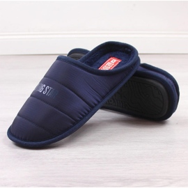 Pantuflas aislantes azul marino para hombre Big Star KK174360 3