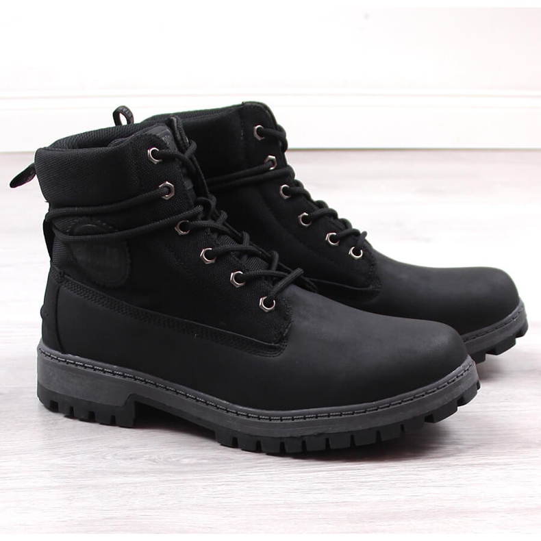 Botas negras de hombre Big Star KK174206 negro 1