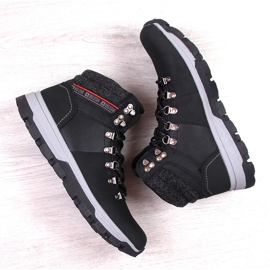 Zapatos altos de trekking para hombre negros Big Star KK174215 2