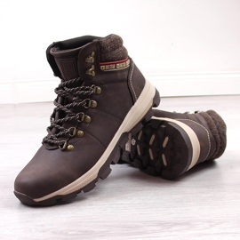 Zapatos altos de trekking para hombre marrón Big Star KK174216 2